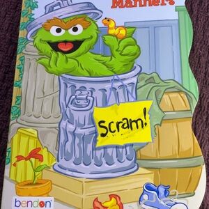 Sesame Street Manners Book with Green and Yellow